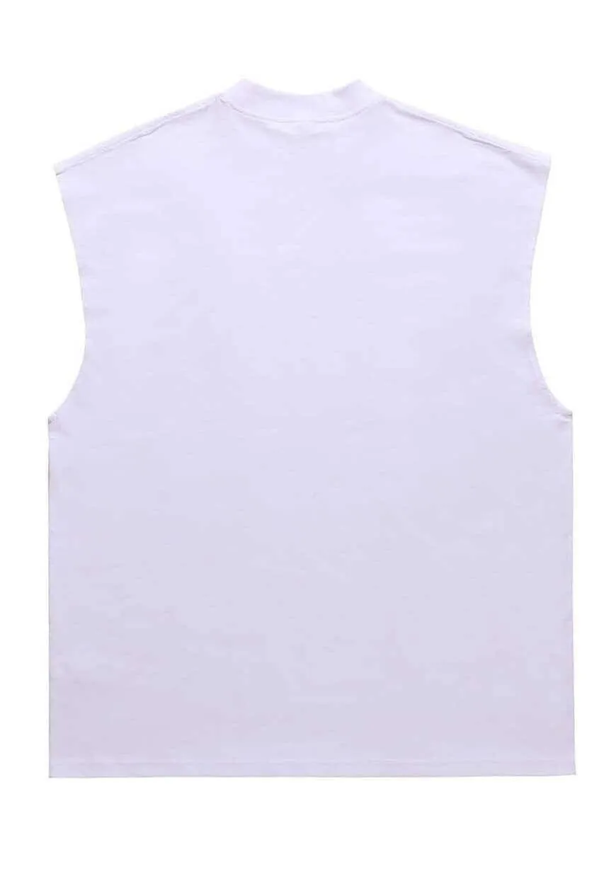 Medieval statue sleeveless tshirt retro tank top surfer vest