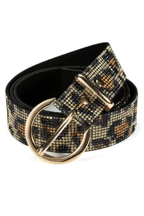 Leopard Print Belt for Dance Enthusiasts - Stylish and Bold Accessory