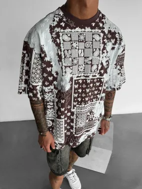 Oversize Carpet T-shirt - Brown